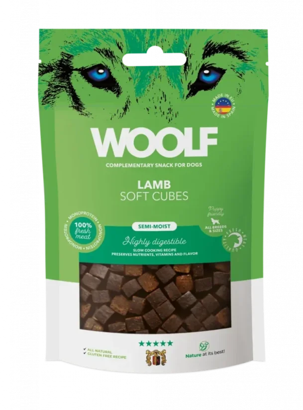 WOOLF Soft Cubes - LAMB (monoprotein)