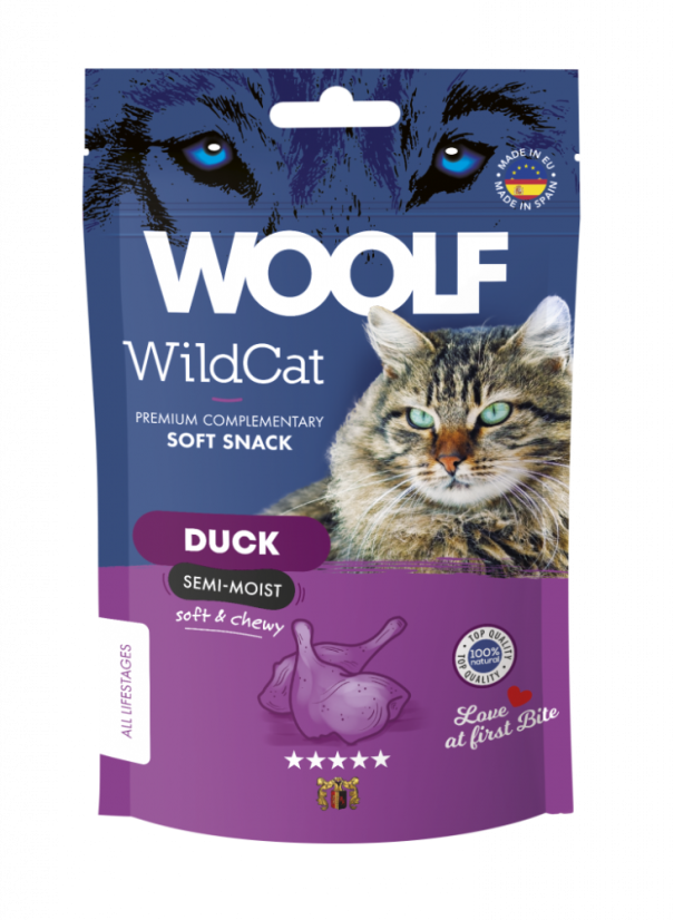 WOOLF WILDCAT snacks - duck
