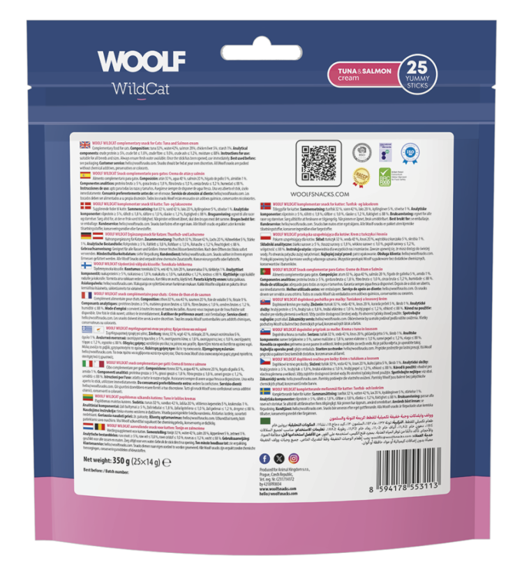 WOOLF WILDCAT Cream - Tuna & Salmon