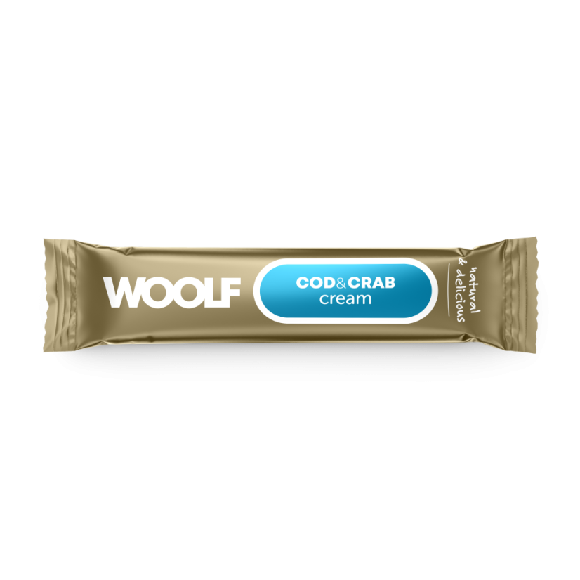 WOOLF WildCat Luxury Cat Cream - Seabream with Gamba