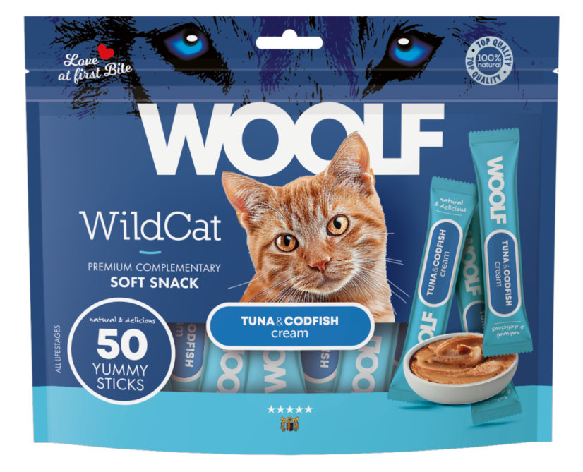 WOOLF WILDCAT Cream  - Tuna & Codfish