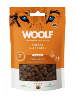 WOOLF Soft Cubes - TURKEY (monoprotein)