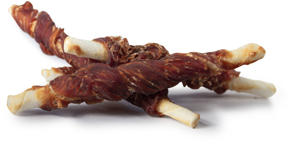 CHICKEN AND RAWHIDE TWISTER
