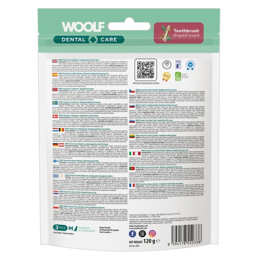 WOOLF Dental Care Tooth Brush M