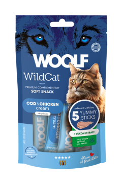 WOOLF WILDCAT Cream - Cod & Chicken + Yucca extract
