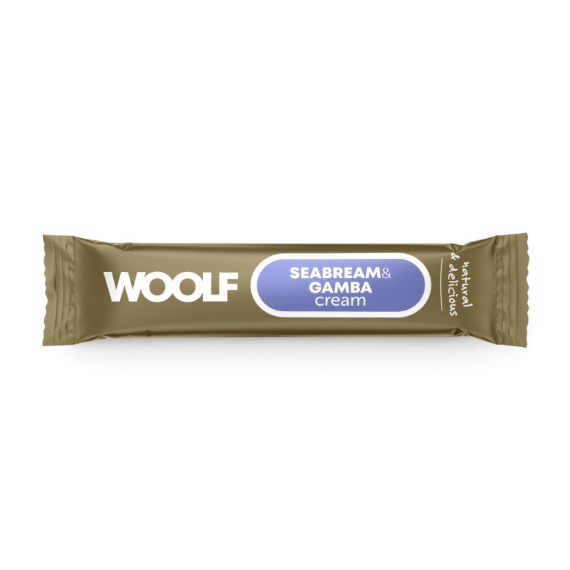 WOOLF WildCat Luxury Cat Cream - Seabream with Gamba