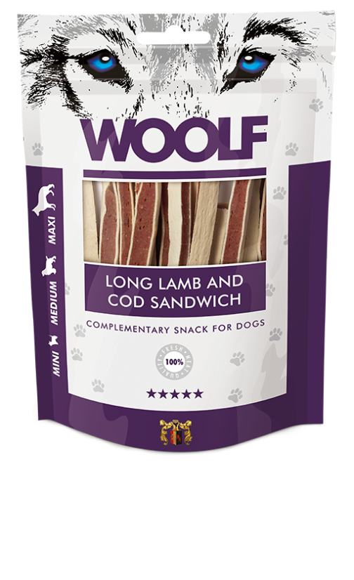 LONG LAMB AND COD SANDWICH