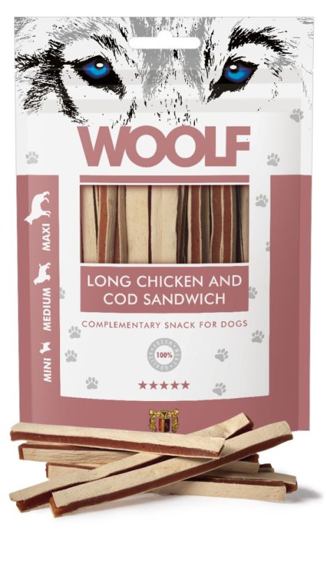 LONG CHICKEN AND COD SANDWICH