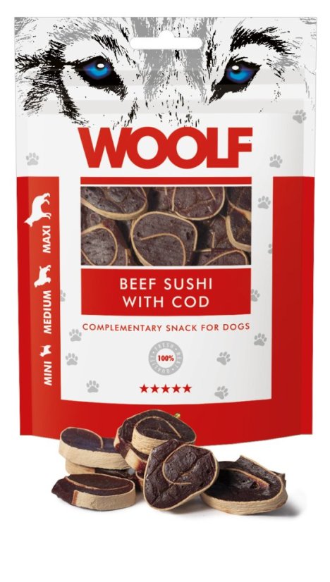 BEEF SUSHI WITH COD