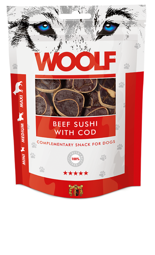 BEEF SUSHI WITH COD