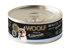 WOOLF WILDCAT ULTIMATE CANNED CATFOOD - white fish pate