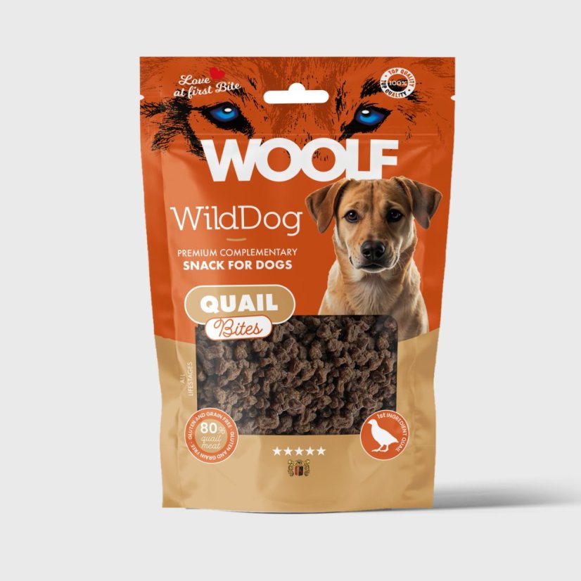 WOOLF WildDog Soft Quail Bites