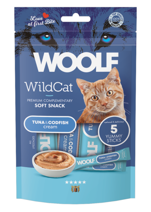 WOOLF WILDCAT Cream - Tuna & Codfish