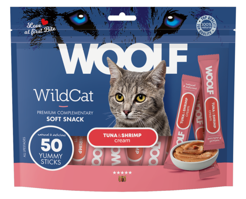 WOOLF WILDCAT Cream - Tuna & Shrimp