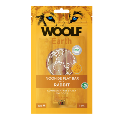 EARTH NOOHIDE M FLAT BAR WITH RABBIT