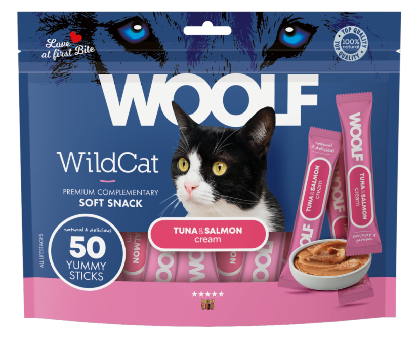 WOOLF WILDCAT Cream - Tuna & Salmon