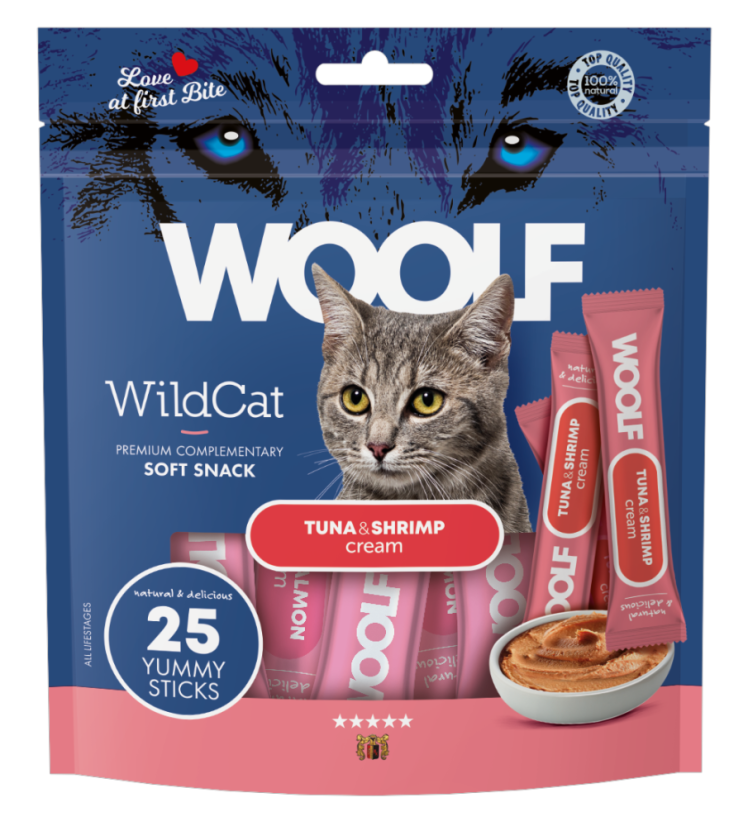 WOOLF WILDCAT Cream - Tuna & Shrimp