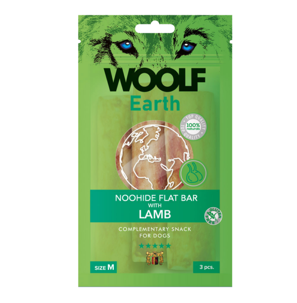 EARTH NOOHIDE M FLAT BAR WITH LAMB