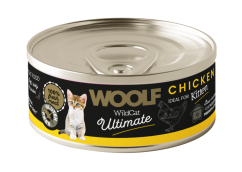 WOOLF WILDCAT ULTIMATE CANNED CATFOOD - chicken for kitten pate
