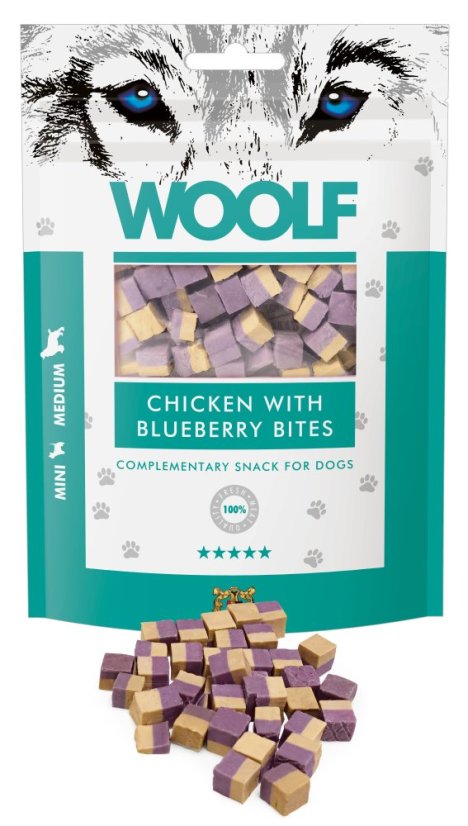 CHICKEN WITH BLUEBERRY BITES