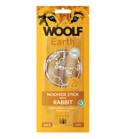 EARTH NOOHIDE L STICK WITH RABBIT