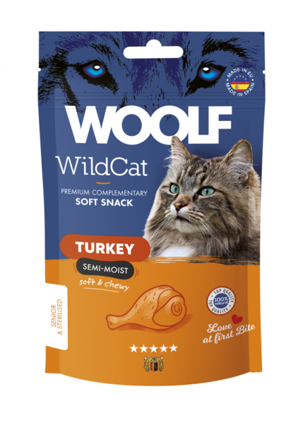 WOOLF WILDCAT snacks - TURKEY
