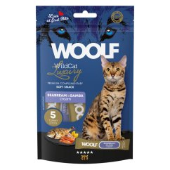 WOOLF WildCat Luxury Cat Cream - Seabream with Gamba