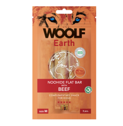 EARTH NOOHIDE M FLAT BAR WITH BEEF