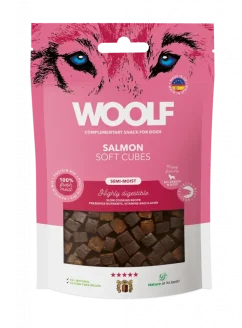WOOLF Soft Cubes - SALMON (monoprotein)