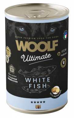 WOOLF ULTIMATE CANNED DOGFOOD - White Fish with Potatoe