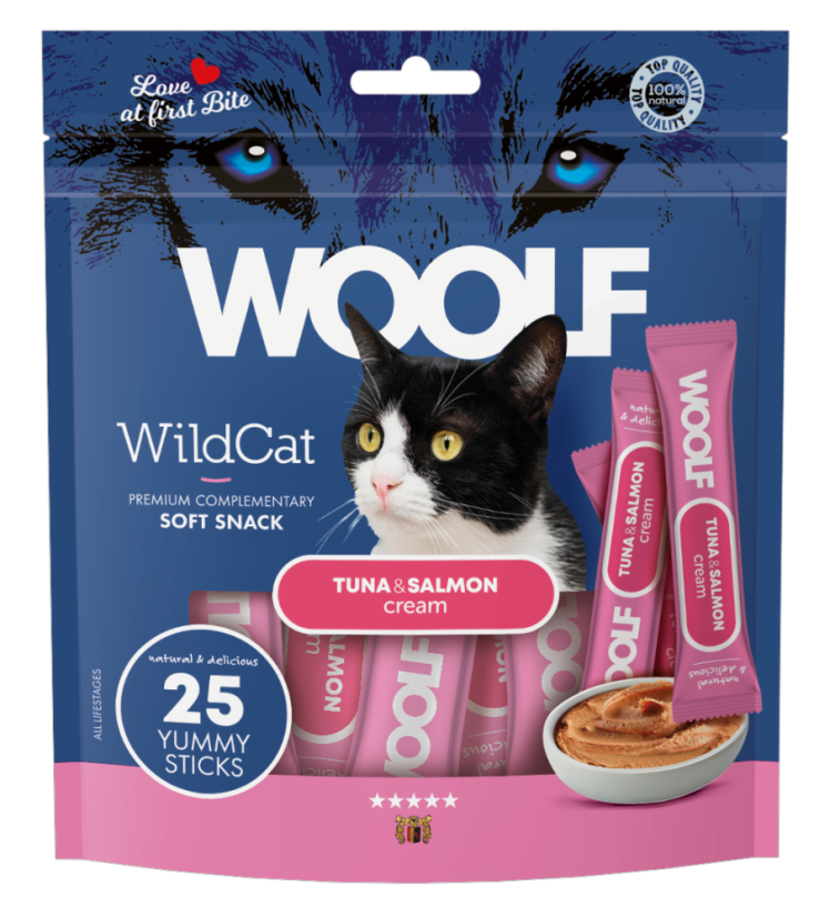 WOOLF WILDCAT Cream - Tuna & Salmon